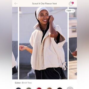 Free People Scout It Out Fleece Vest